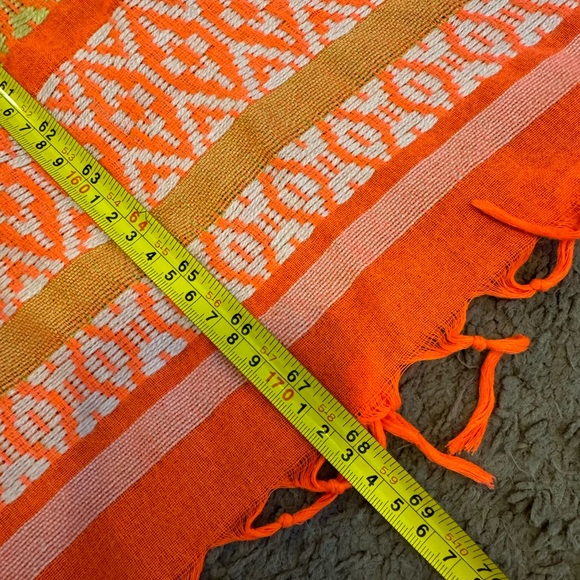 2 FOR $20 ECHO NEON ORANGE Shawl Scarf Wrap - Picture 3 of 4